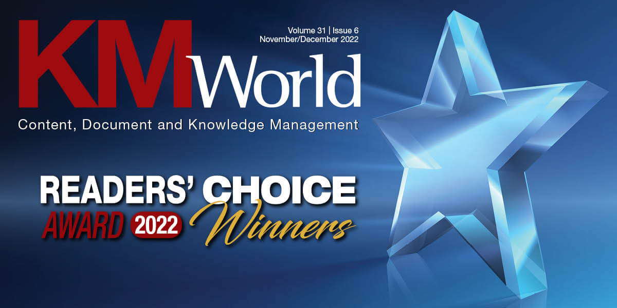 KMWorld Cover