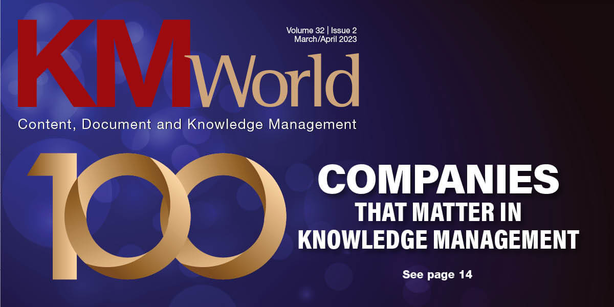 KMWorld Cover