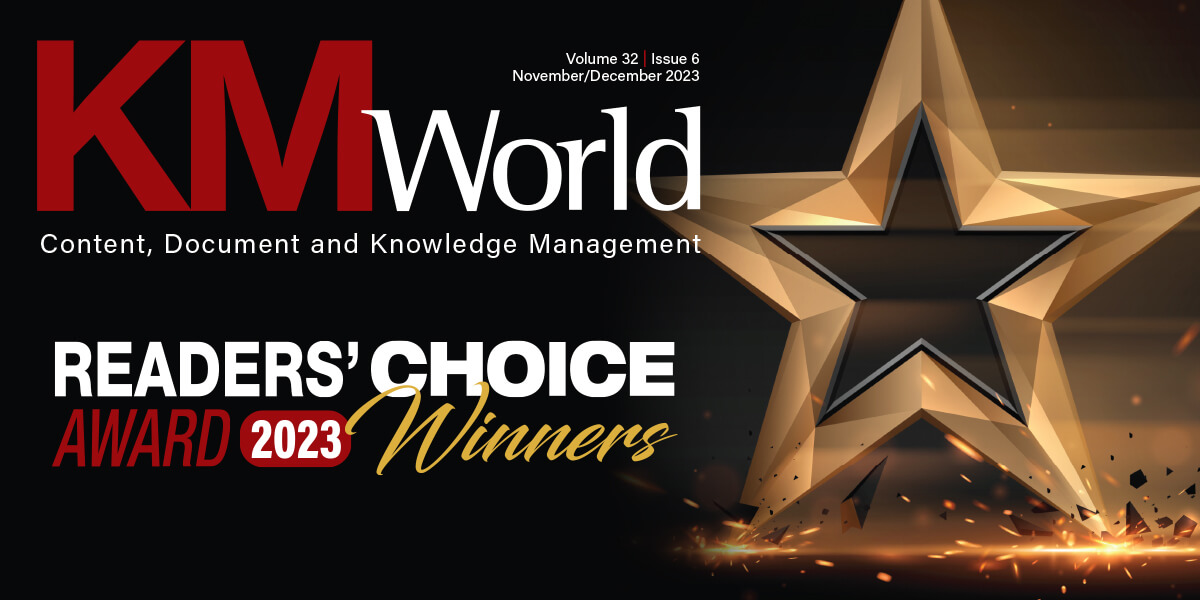 KMWorld Cover