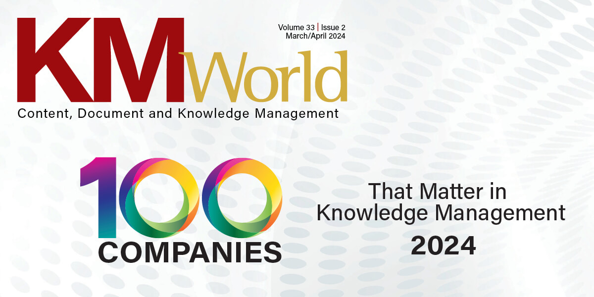 KMWorld Cover