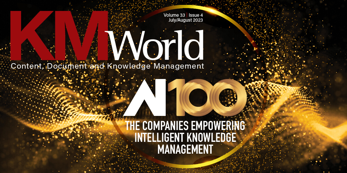 KMWorld Cover